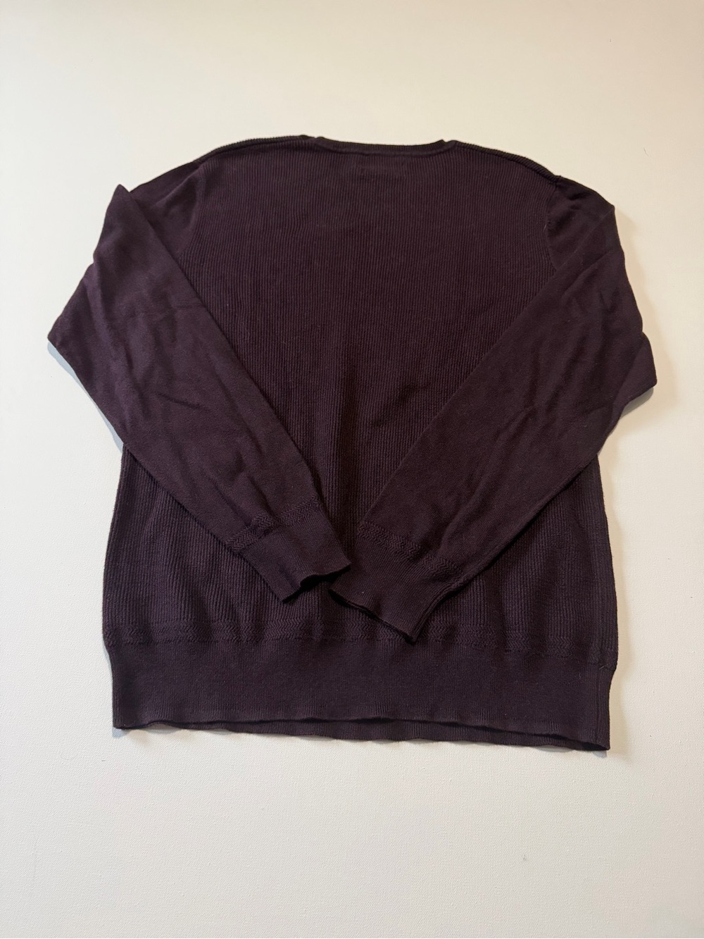 Marc Anthony Men’s Wine Luxury Blend Slim Fit Sweater - SZ: Large - Picture 3 of 8